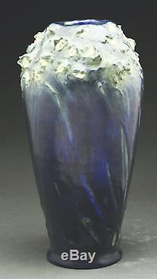 100 Faces FATES Large Art Nouveau Amphora Vase Deep Blue Stellmacher Teplitz