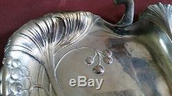 ART NOUVEAU WMF silver-plated Tray German Austrian silver plated silver plate