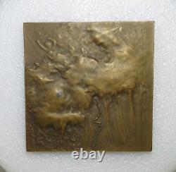 Allegro Austrian Bronze Art Nouveau Medal By Stefan Schwartz