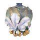 Amphora Art Nouveau Gres Bijou Spider Web Chestnut Vase by Werke Reissner