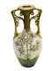 Amphora RSTK Porcelain & Jeweled Enamel Vase, circa 1900. Floral Decoration