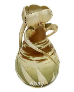 Amphora RSTK Porcelain Pottery Triple Handled Vase, circa 1900