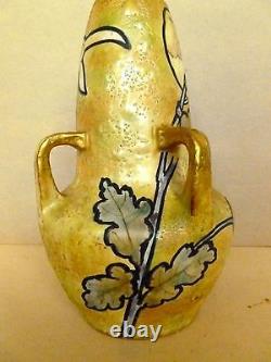 Amphora Teplitz Vase Austrian Art Nouveau Circa 1900-1910 Excellent Condition