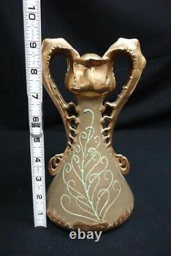 Amphora Two-Handled Ornately Decorated Paul Dachsel Design