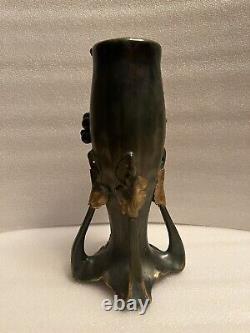 Amphora Vase Austrian Art Pottery 10 3/4 EDDA Riessner, Stellmacher & Kessel