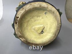 Amphora Vase Austrian Art Pottery 12 1/2 EDDA Riessner, Stellmacher & Kessel