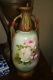 Antique AUSTRIAN, Royal Wettina, v. Beautiful vase/ewer with pastel-colored roses