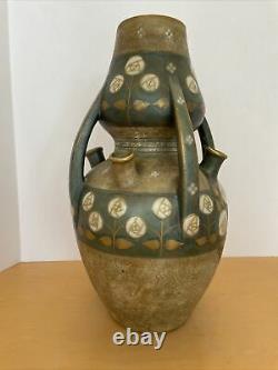 Antique Amphora Vase Paul Dachsel Signed Turn Teplitz Art Nouveau Vase