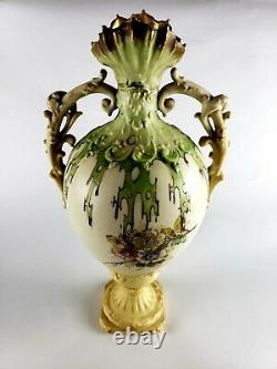 Antique Art Nouveau Amphora Vase RStK Turn Teplitz Bohemia Austria 13