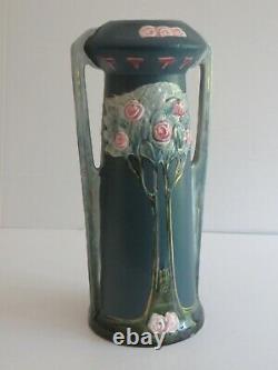 Antique Art Nouveau Austrian Tall Vase, Late 19th. C. Early 20th. C