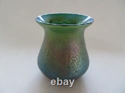 Antique Art Nouveau Loetz Austrian Iridescent Glass Vase Jungendstil Bohemian