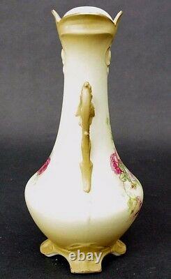Antique Art Nouveau Royal Teplitz Austrian Bohemian Amphora Vase 12