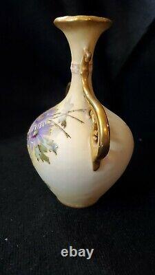 Antique Art Nouveau Vase TURN-TEPLITZ-BCHEMIA RStK Austria Bohemian Nice