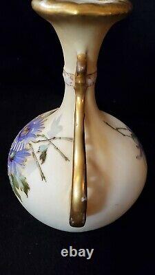 Antique Art Nouveau Vase TURN-TEPLITZ-BCHEMIA RStK Austria Bohemian Nice