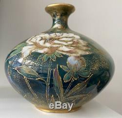 Antique Artist Signed Amphora Turn Teplitz Austrian Art Nouveau Pottery Vase
