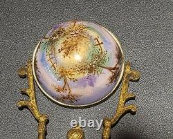 Antique Austrian / Germany Gilt Metal And Enamel WAGER CUP Circa 1880-1890