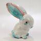 Antique Austrian Terracotta Pottery Rabbit Figurine by Walter Bosse for Kufstein