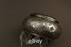 Antique Austrian Vienna Silver Enamel Box Case