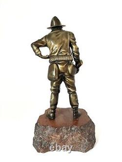 Antique Austrian bronze figure of T. Curtis, Carl Kauba (1895-1929)