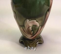 Antique Bohemian Majolica Art Nouveau / Jugendstil Vase c. 1890s