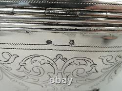 Antique Box Art Nouveau Classical Keepsake Casket Austrian 800 Silver