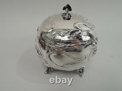 Antique Box Art Nouveau Jugendstil Keepsake Casket Austrian 800 Silver