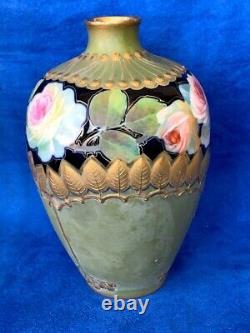 Antique Ernst Wahliss Art Nouveau / Deco Vase Vienna Austria Rare
