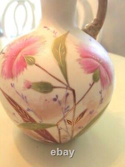 Antique Medium Sz Hand Painted Austrian (rosenthal)porcelain Vase Signed Rh 8