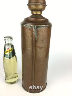 Antique Picknick Flask Copper Bottle Hot Water Flasche Germany Thuringia ca 1900