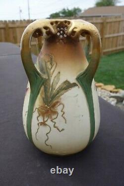 Antique RStK Amphora Teplitz Art Nouveau Bohemia Vase Austrian