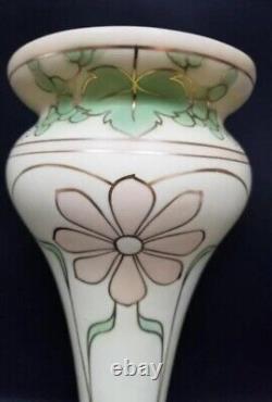 Antique Royal Dux Austrian Art Nouveau Vase 13.5