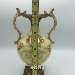 Appraised Large Antique c early 1900's Gebruder Heubach Footed Vase