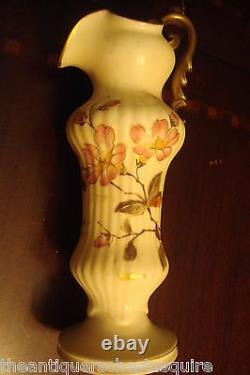 Art Nouveau Amphora Ewer/Vase Carl Knoll on ROYAL VIENNA style, Bohemia a12
