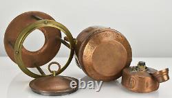 Art Nouveau Arts & Crafts Copper & Brass Hot Water Tea Kettle Ludwig Vierthaler