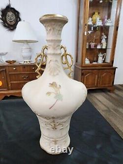 Art Nouveau Austrian RH Robert Hanke Hand Painted Vase c1900
