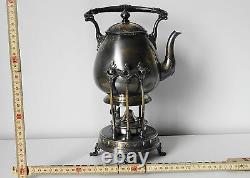 Art Nouveau German Gerhardi & Co Samowar Samovar Teapot Water heater with burner