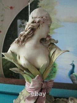 Art Nouveau Jugenstil Bust Of A Fountain Shell Lady Rstk Turn Teplitz 19