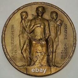Art Nouveau Medal by P. Breithut 1914 Austrian Chamber of Commerce & Industry