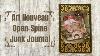 Art Nouveau Open Spine Junk Journal The Cover Digital Collage Club Dt Project
