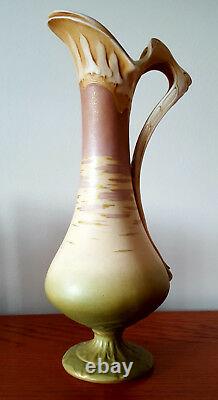 Art Nouveau RStK Turn Teplitz Austria Bohemia Amphora Ewer Pitcher Vase
