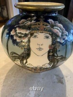 Art Nouveau Teplitz Vase Stunning