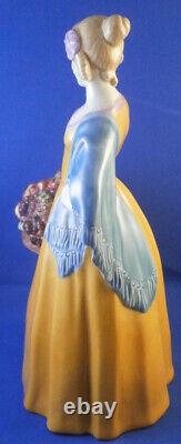 Art Nouveau Wiener Kunstkeramische Werkstaette Ceramic Lady Figurine Austrian