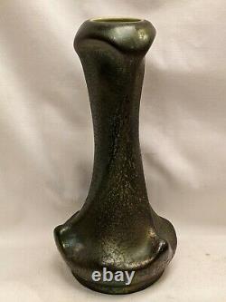 Art Pottery Heliosine Ware, Vase, Iridescente Glaze, 7 inch