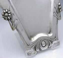 Austrian 800 Silver Jugendstil Art Nouveau Tray VIENNA c1900