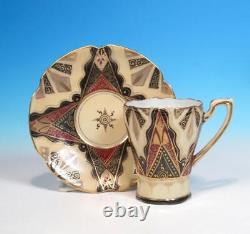 Austrian Alhambra Antique 1890s Carl Boseck Porcelain Chocolate Set EXCELLENT