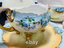 Austrian Antique Hand Painted Porcelain Lot Same Artist Signed Eric E
