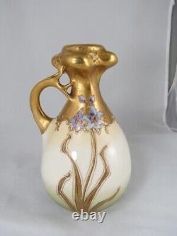 Austrian Art Nouveau Turn-teplitz-bohemia Porcelain Vase, Riessner Stellmacher