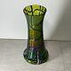 Austrian Glass Vase 8.5 Tall 4 Wide Art Nouveau Palme Koenig Loetz Kralik