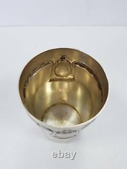 Austrian RUD. RECHNER silver cup Art Nouveau