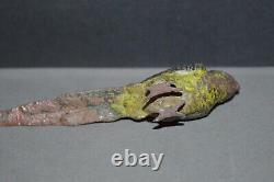 Beautiful Quality Austrian Cold Painted Bronze Statue of a Parrot, c1900